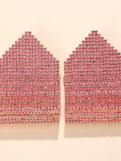 Earrings Long Believe Forever Imitation Diamond Earrings Jewelry Silver / Rose Gold / Gold For Wedding Party Holiday Prom for Women