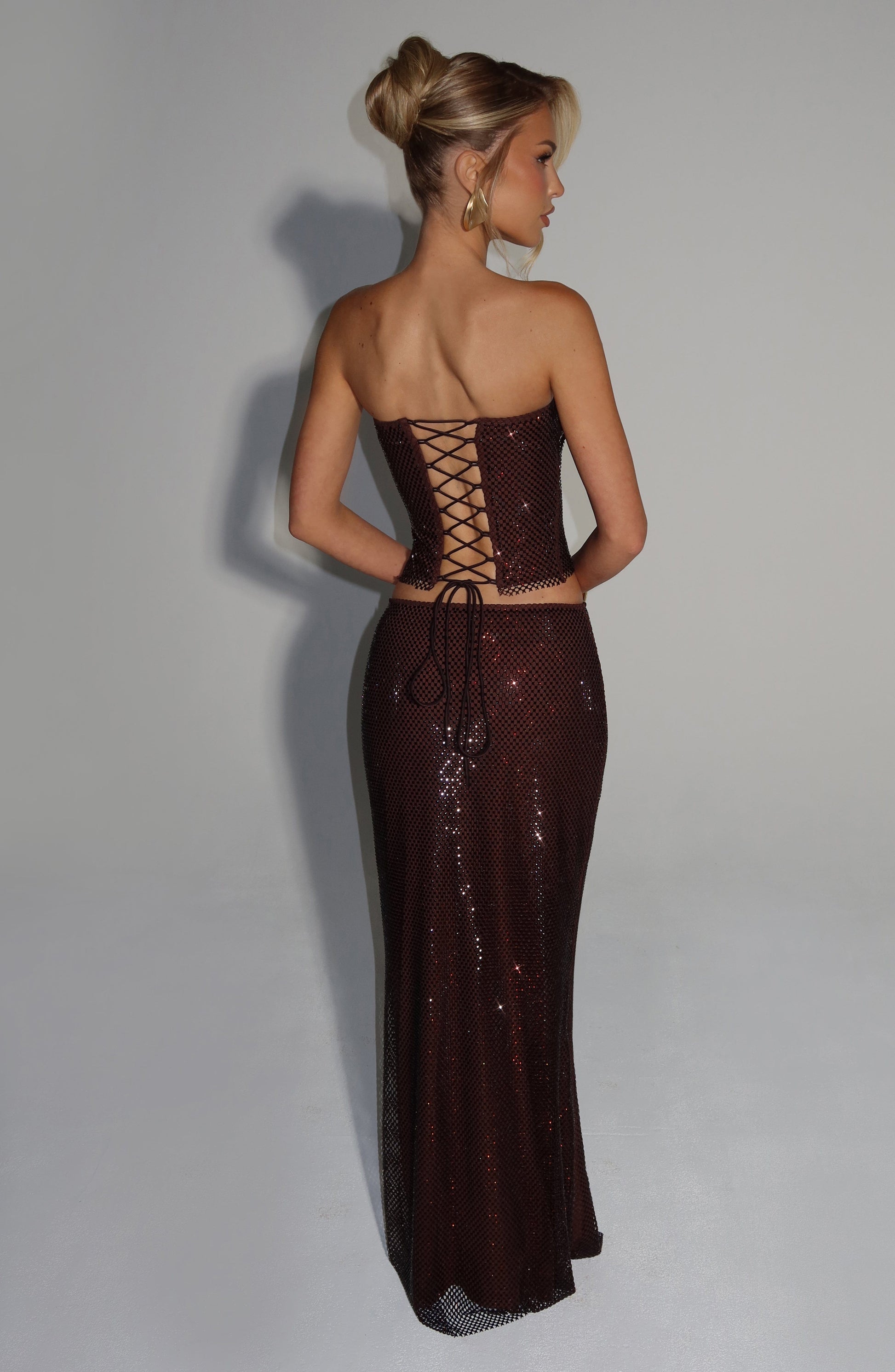 Serena Top - Plum Brown