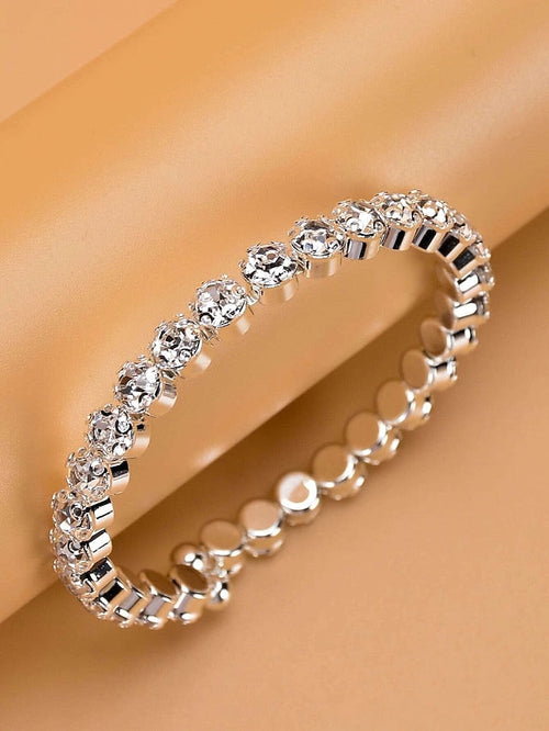 Bracelet Classic Fashion Fashion Personalized Luxury Elegant Plastic Bracelet Jewelry Silver For Wedding Party Evening Gift Date Birthday for Women