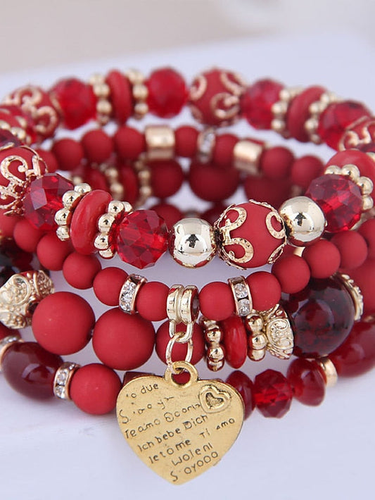 Bracelets Fashion Outdoor Heart Bracelets & Bangles for Women