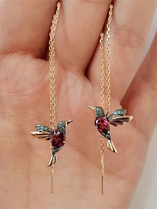 Earrings Chic & Modern Street Bird Earring / Red / Blue / Fall / Winter / Spring for Women