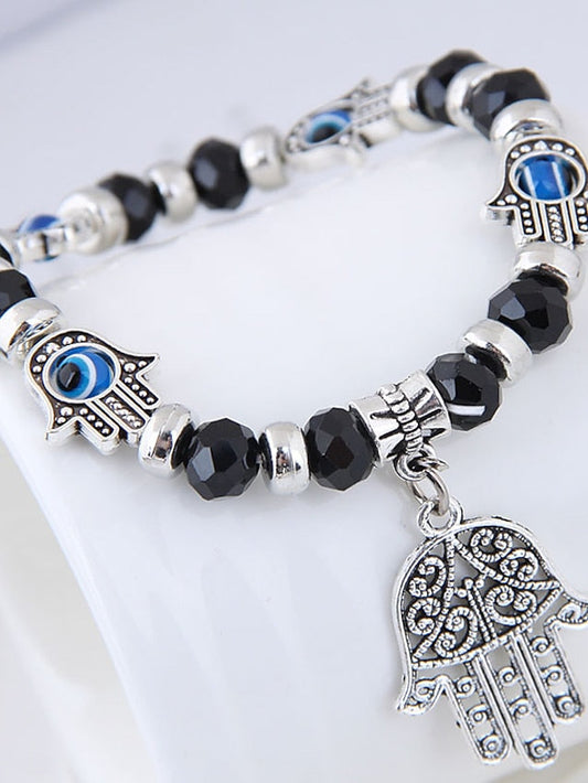 Bead Bracelet Retro Eyes Classic Plastic Bracelet Jewelry Black / White / Red For Daily for Women