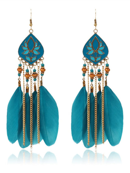 Earrings Ethnic Style Street Color Block Earring for Women