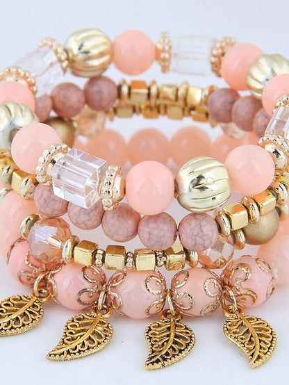 Bracelets Ethnic Style Outdoor Leaf Bracelets & Bangles for Women