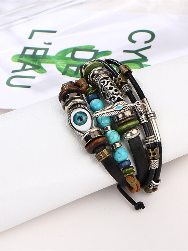 Bracelets Artistic Party Color Block Bracelets & Bangles / Black / Silver / Blue / Fall / Winter for Women
