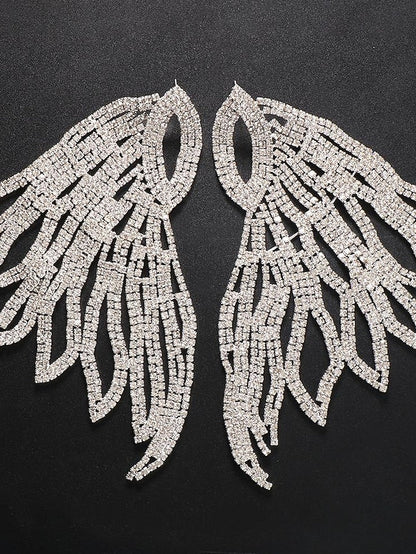 Earrings Fancy Lucky Hope Imitation Diamond Earrings Jewelry Silver / Gold For Street Gift Prom for Women
