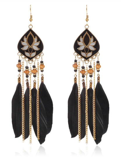 Earrings Ethnic Style Street Color Block Earring for Women