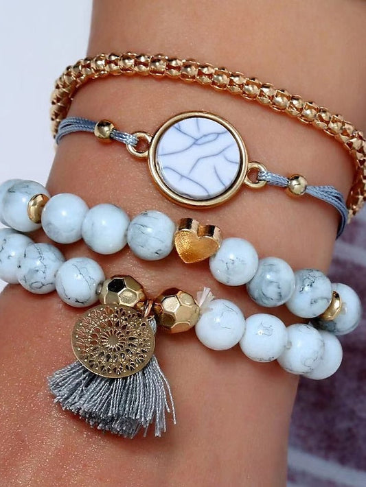 Bracelets Artistic Party Geometry Bracelets & Bangles / Green / Fall / Winter / Spring / Summer for Women